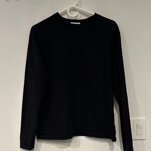 Renggli long sleeve tee in black